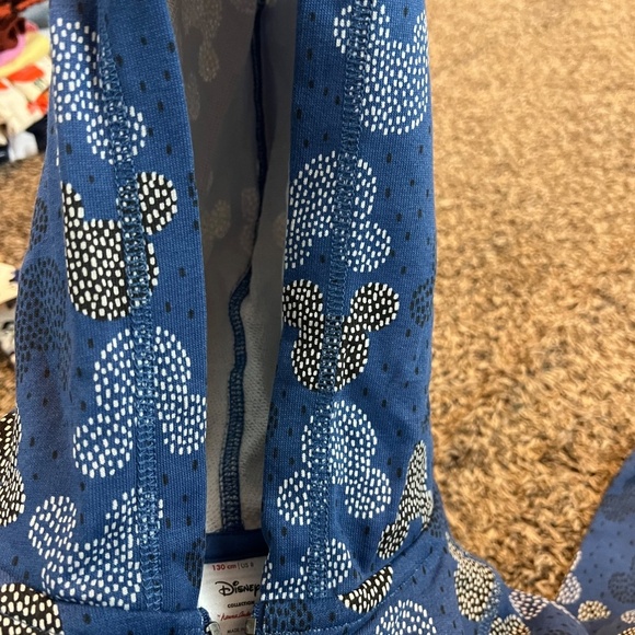 NWOT Hanna Andersson disney vacation printed full-zip hooded sweatshirt size 8 - Picture 4 of 4